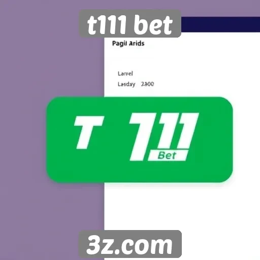 Métodos de pagamento disponíveis no t111 bet